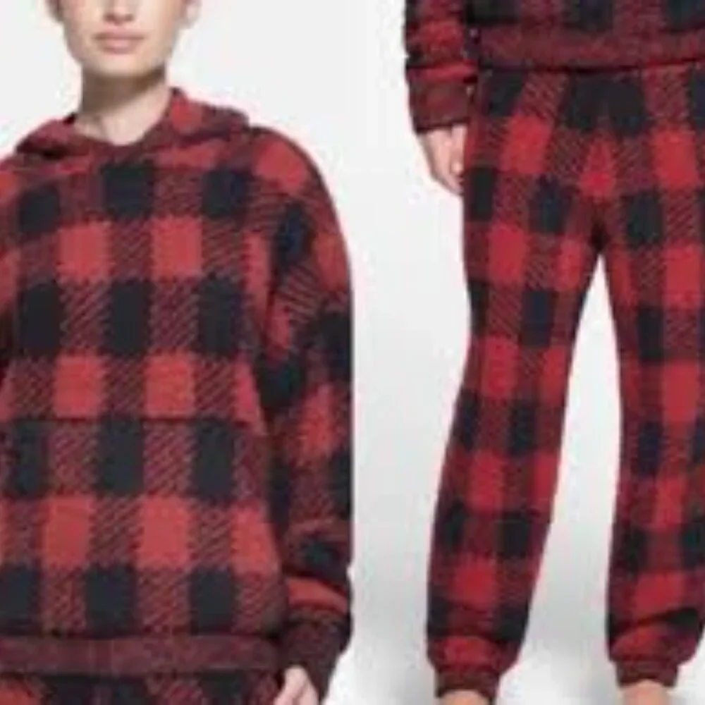 B3-NWT SKIMS UNISEX COZY KNIT HOODIE WITH KANGAROO POCKETS - Picture 4 of 5